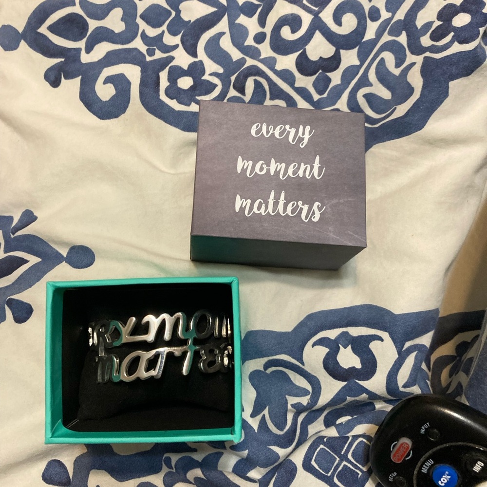 Rustic Cuff Every Moment Matters cuff bracelet